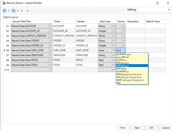 Converting data types for date and time