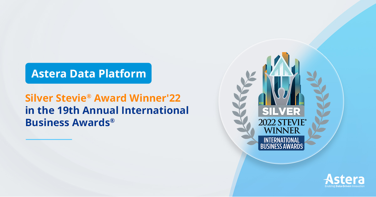 Astera Software - 2022 Stevie Award Winner