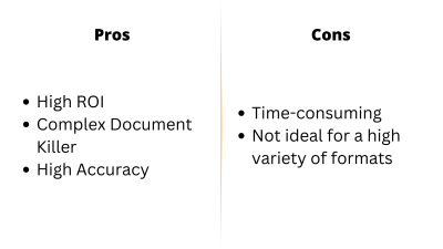 Pros v Cons - Pattern Recognition