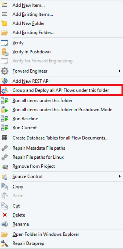 deploy apis 